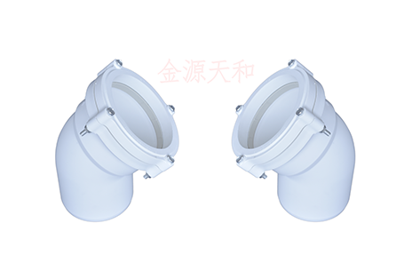 FRPP45°单扩弯头